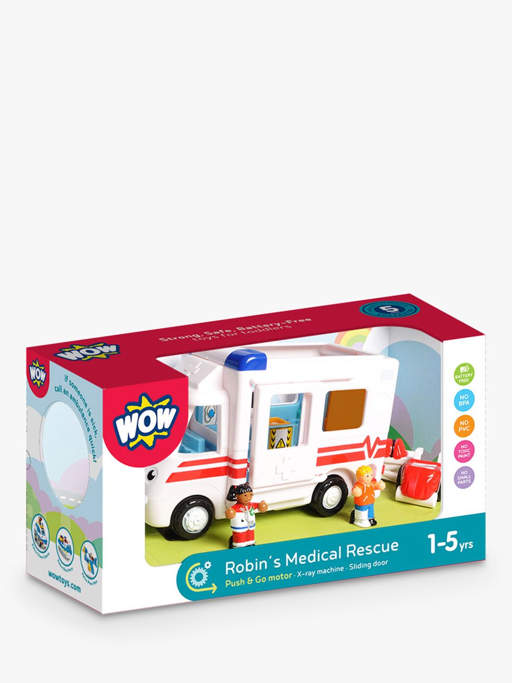 wow toys robin's medical rescue