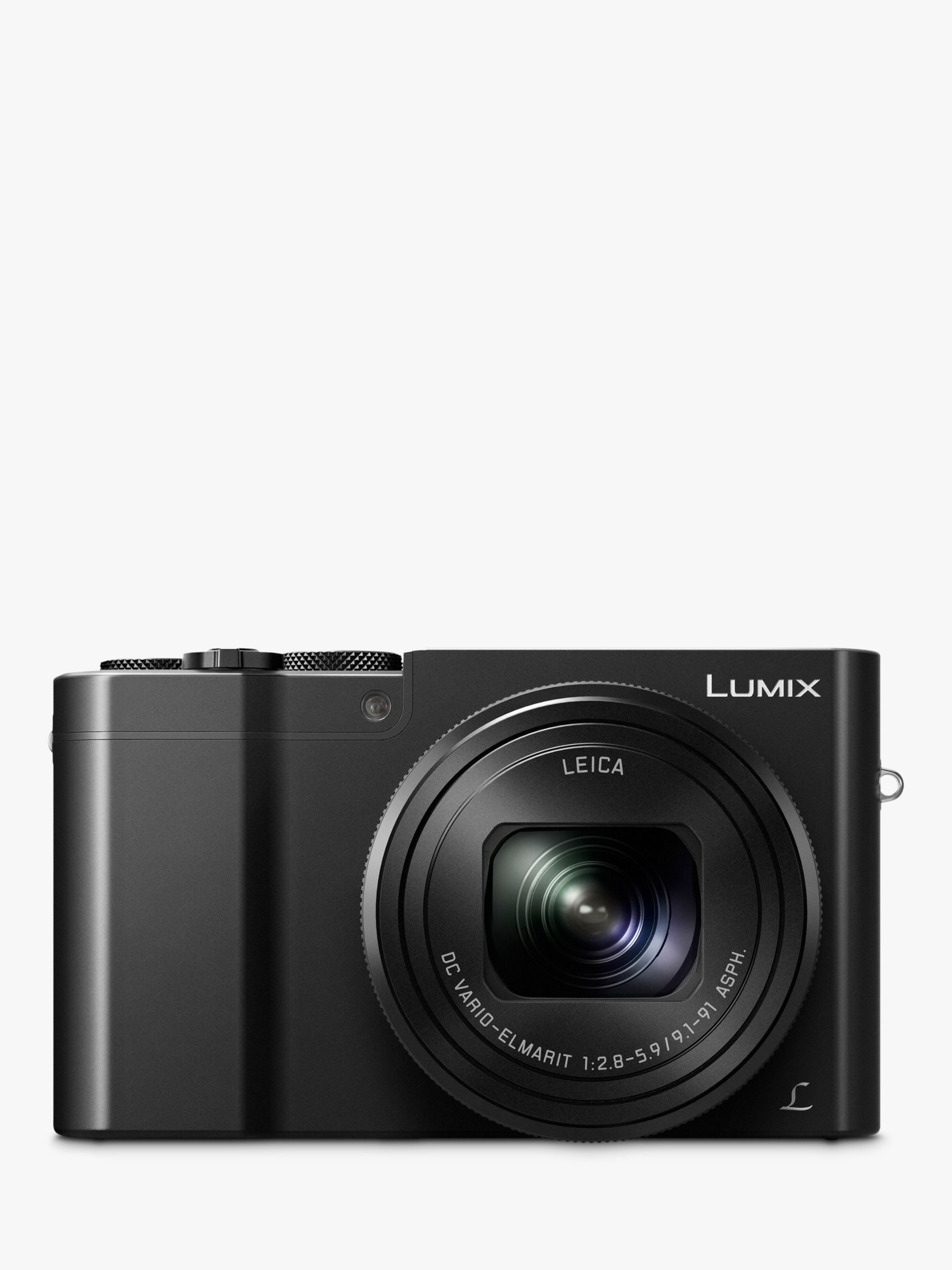 Panasonic Lumix DMC-TZ100EB Camera, 4K Ultra HD, 20.1MP, 10x Optical Zoom, Wi-Fi, EVF, 3" Touch