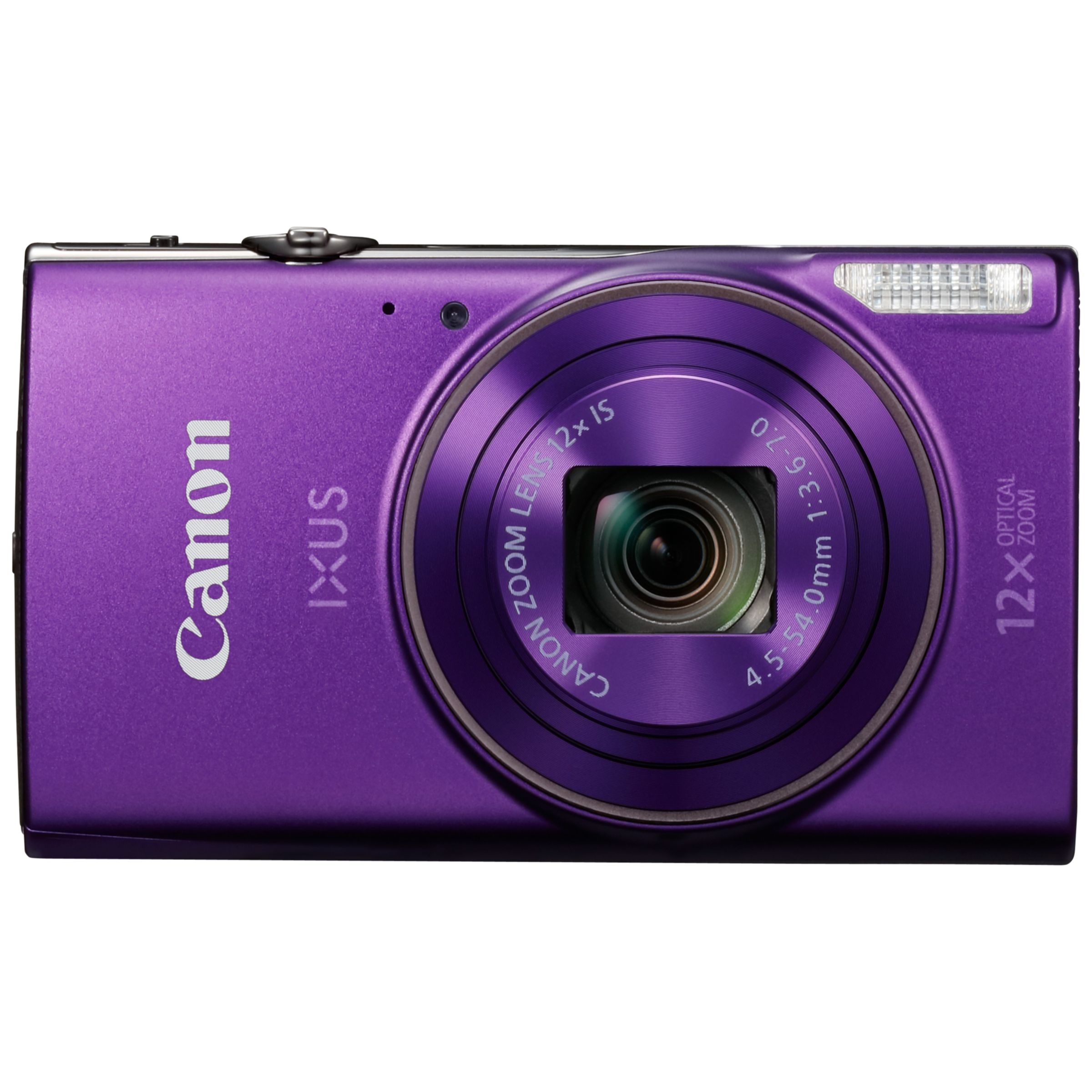 Canon IXUS 285 HS Digital Camera Kit, Full HD 1080p, 20.2MP, 12x Optical Zoom, 24x Zoom Plus, Wi-Fi, NFC, 3 LCD Screen With Leather Case & 16GB SD Card