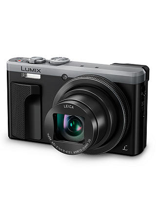 Panasonic LUMIX DMC-TZ80EB Super Zoom Digital Camera, 4K Ultra HD, 18.1MP, 30x Optical Zoom, Wi-Fi, EVF, 3" LCD Touch Screen, Silver