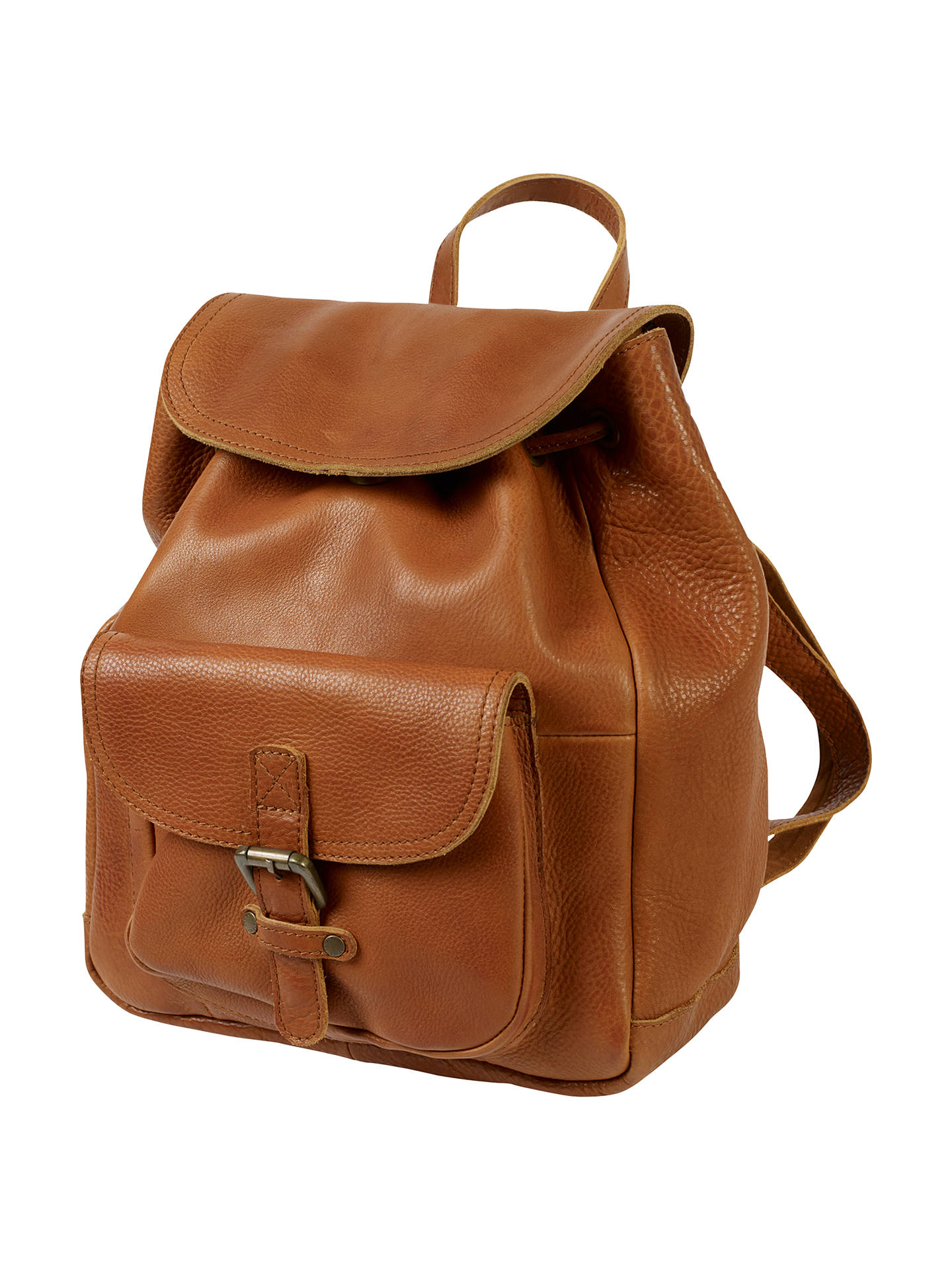 Fat Face Leather Rucksack at John Lewis & Partners