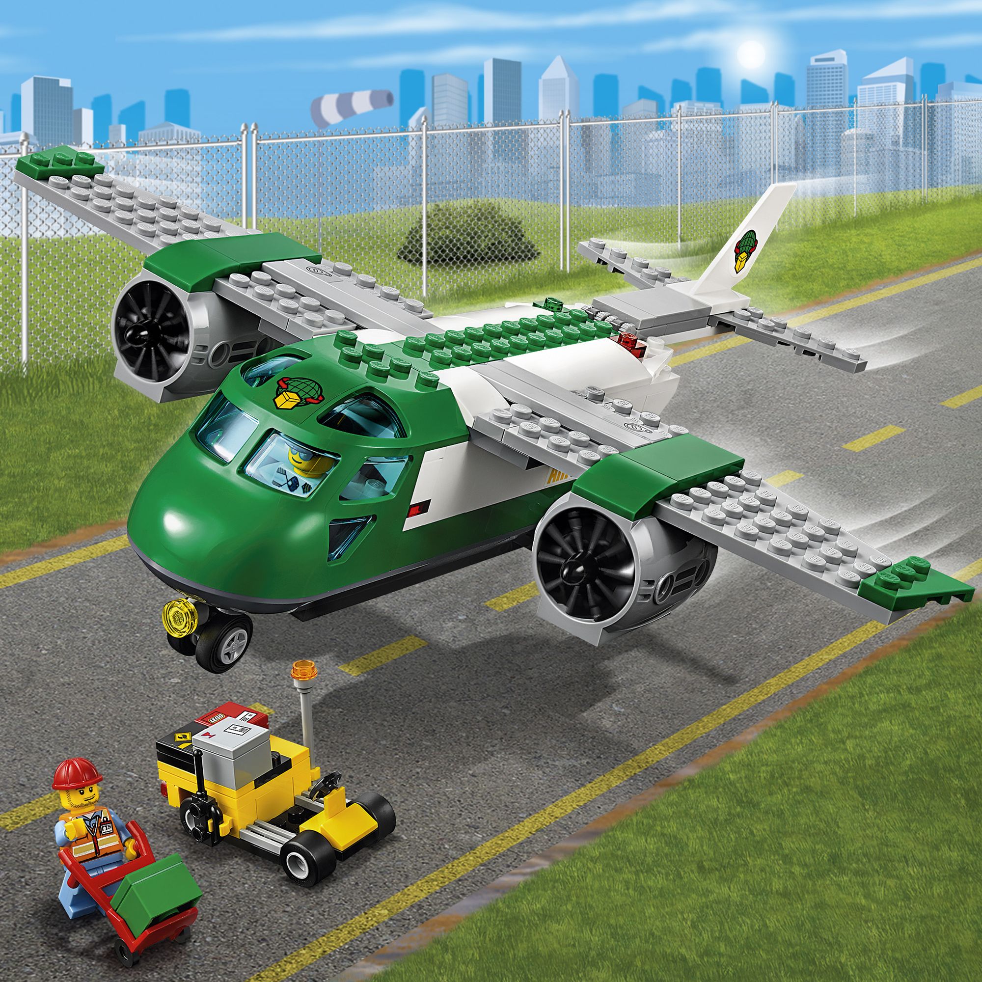 lego airport cargo plane