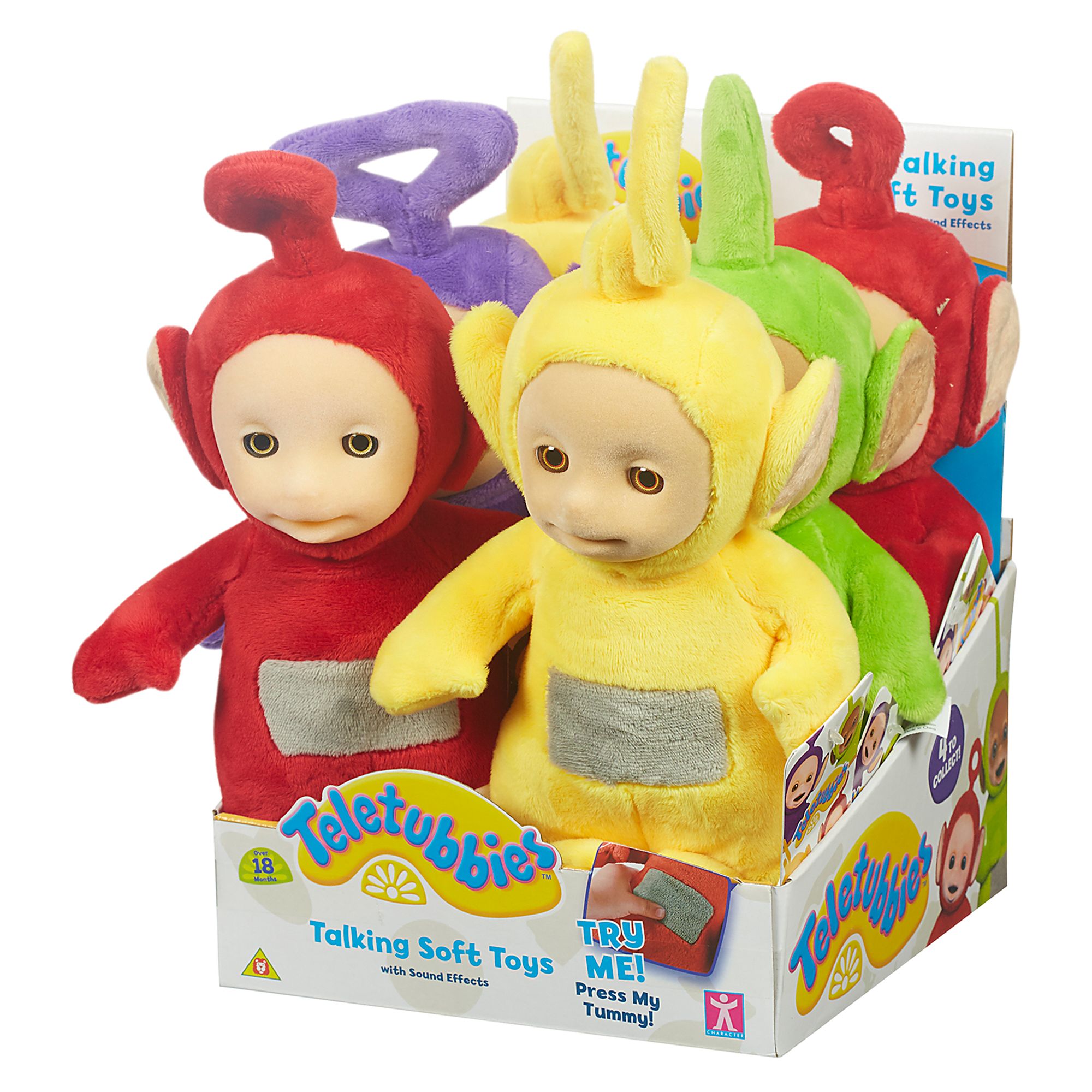 teletubbies soft toy set