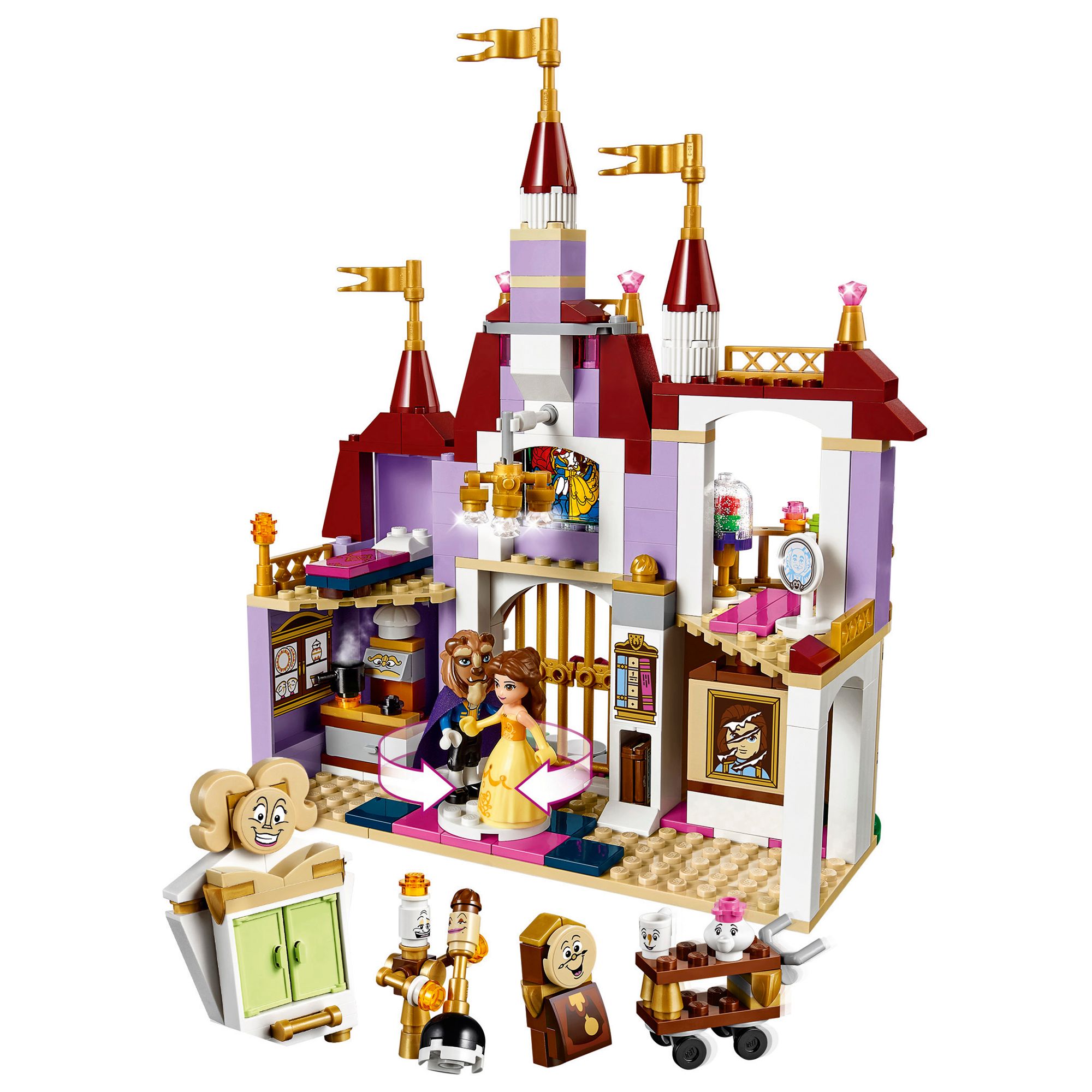 lego beauty and the beast castle