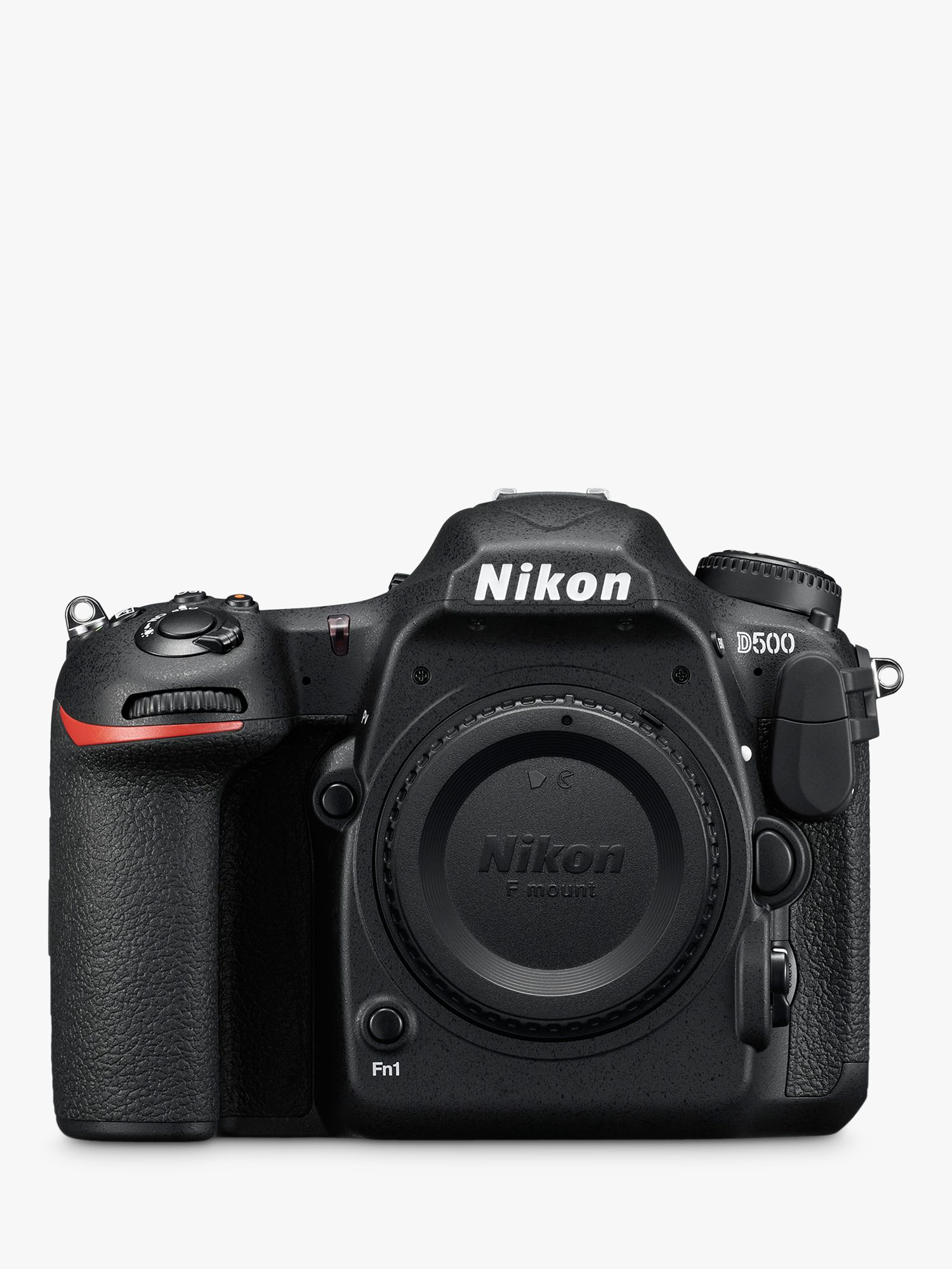 Nikon DX D500 Digital SLR Camera, 4K Ultra HD, 20.9MP, Wi-Fi/Bluetooth/NFC With 3.2 Tiltable Touch Screen, Black, Body Only