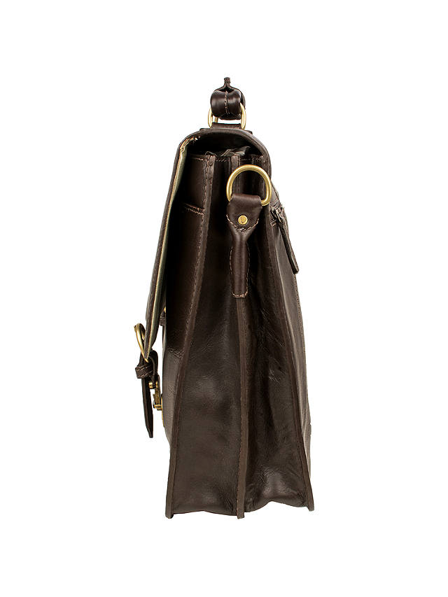 Hidesign Dark Brown Leather Despatch Bag Hidesign Satchel For Men Messenger John Lewis 