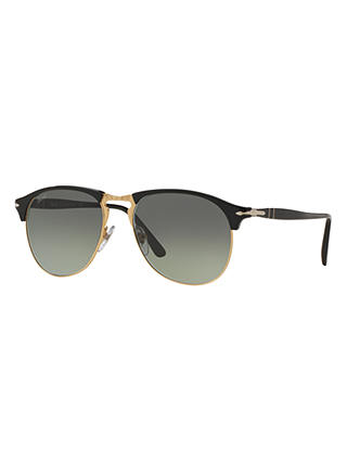 Persol PO8649S Aviator Sunglasses, Black