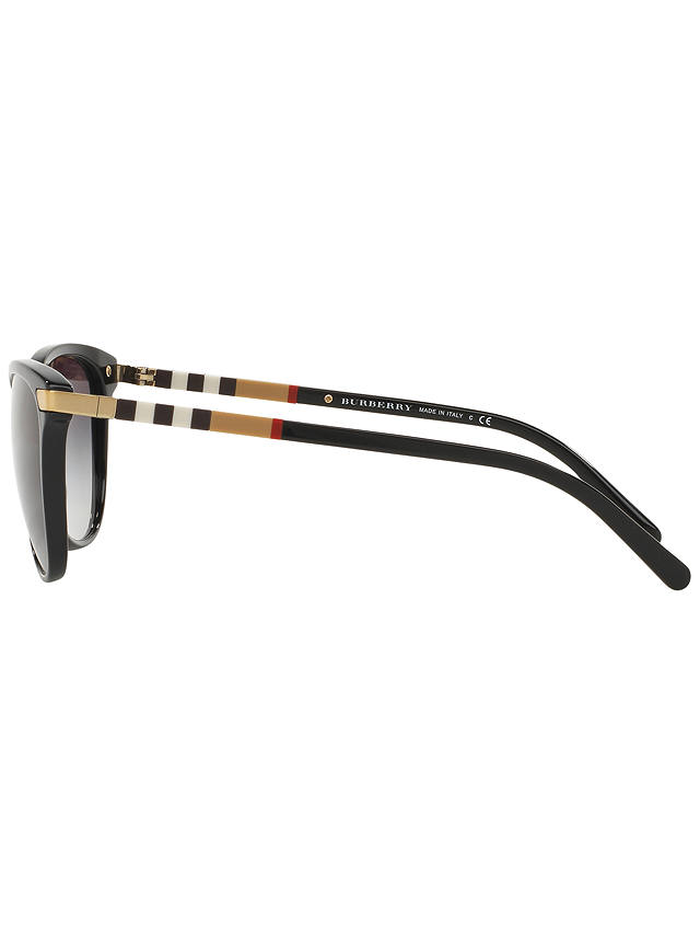 Burberry BE4216 Cat's Eye Gradient Sunglasses, Black