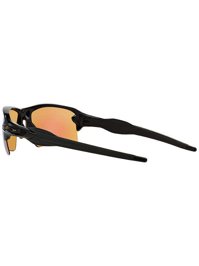 Oakley OO9295 Men's Flak 2.0 Prizm Rectangular Sunglasses, Polished Black/Purple