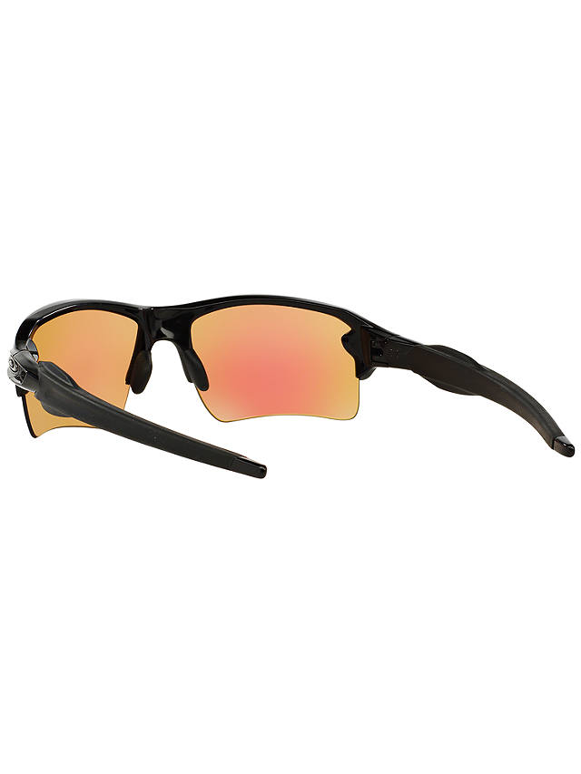 Oakley OO9295 Men's Flak 2.0 Prizm Rectangular Sunglasses, Polished Black/Purple