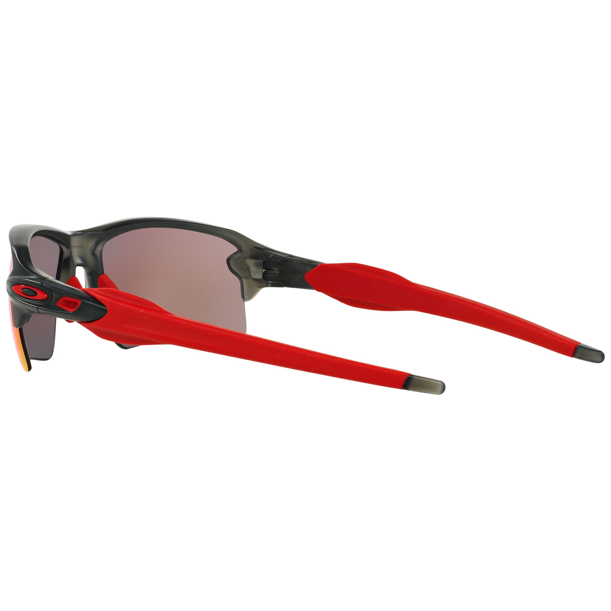Oakley OO9295 Men's Flak 2.0 Prizm Rectangular Sunglasses, Matte Grey Smoke/Purple