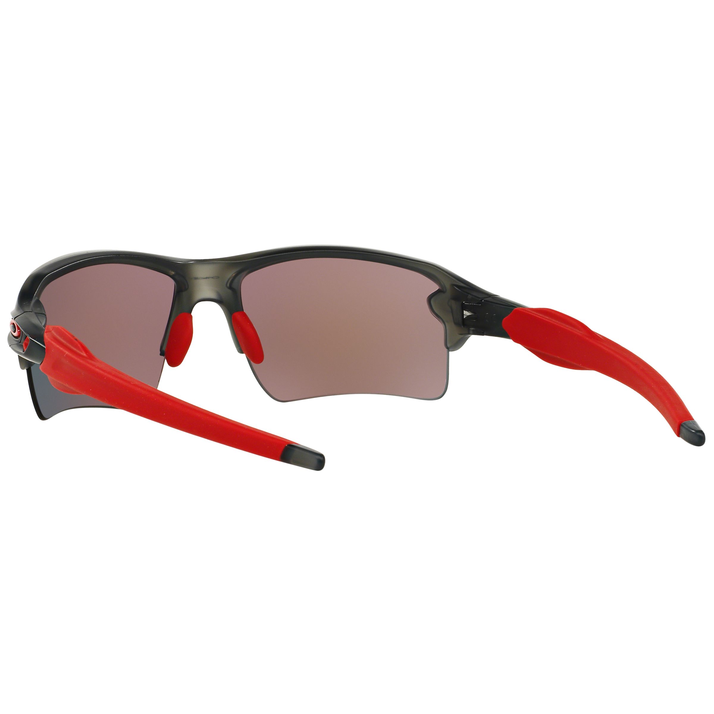 Oakley OO9295 Men's Flak 2.0 Prizm Rectangular Sunglasses, Matte Grey Smoke/Purple