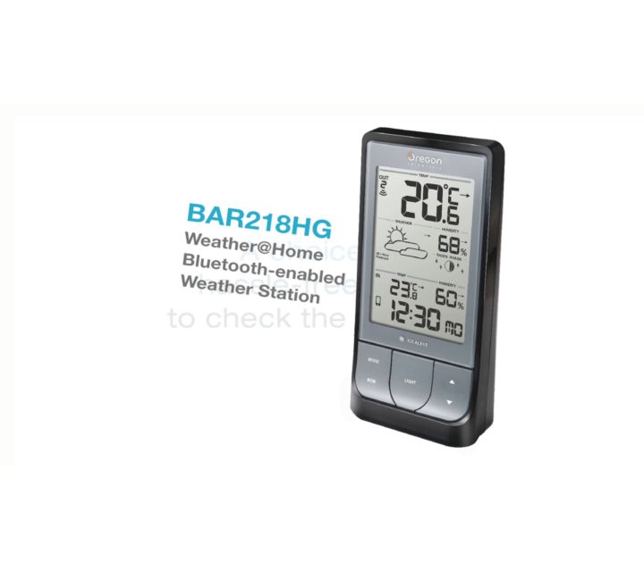 Oregon Scientific BAR218HG Bluetooth-Enable Weather Station NO Sensor