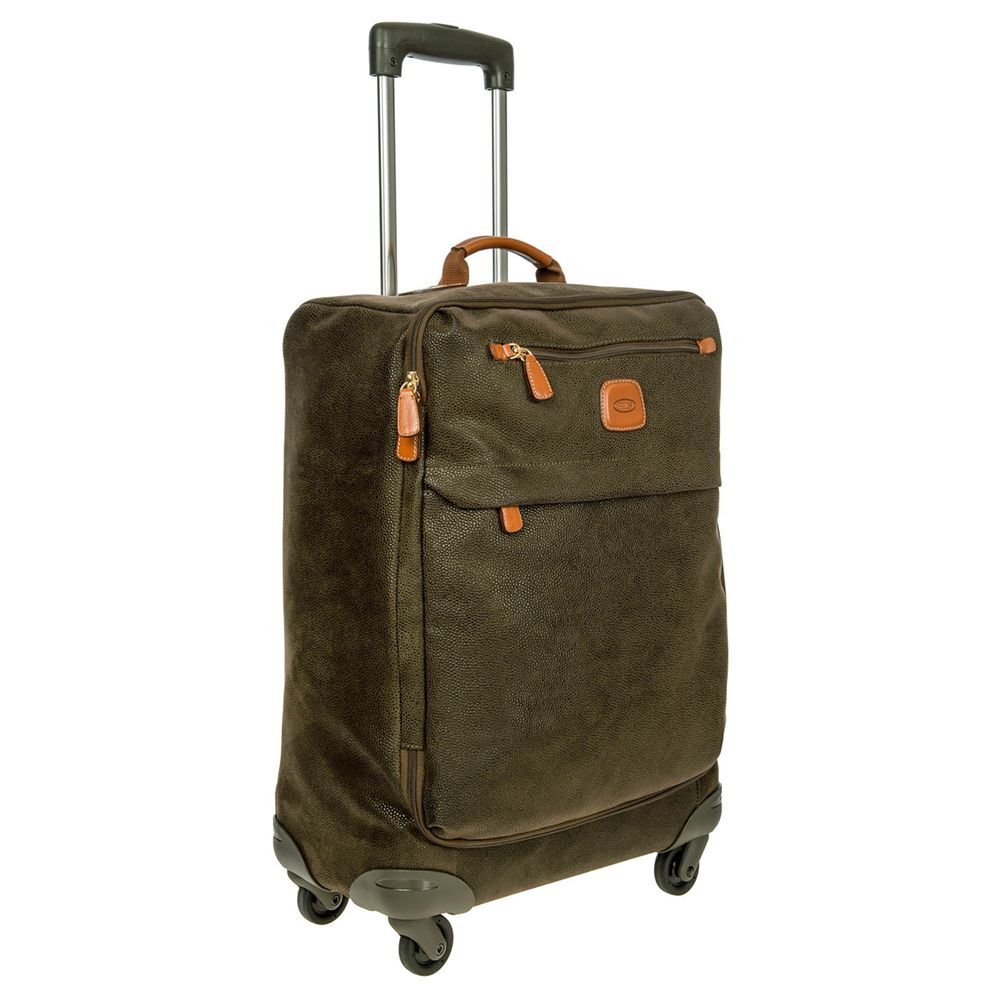 Bric&#39;s Life Cabin Bag 4-Wheels 55cm Suitcase, Olive at John Lewis & Partners