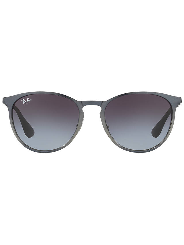 Ray-Ban RB3539 Erika Oval Sunglasses, Grey