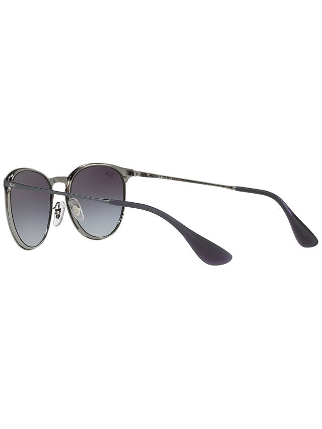 Ray-Ban RB3539 Erika Oval Sunglasses, Grey