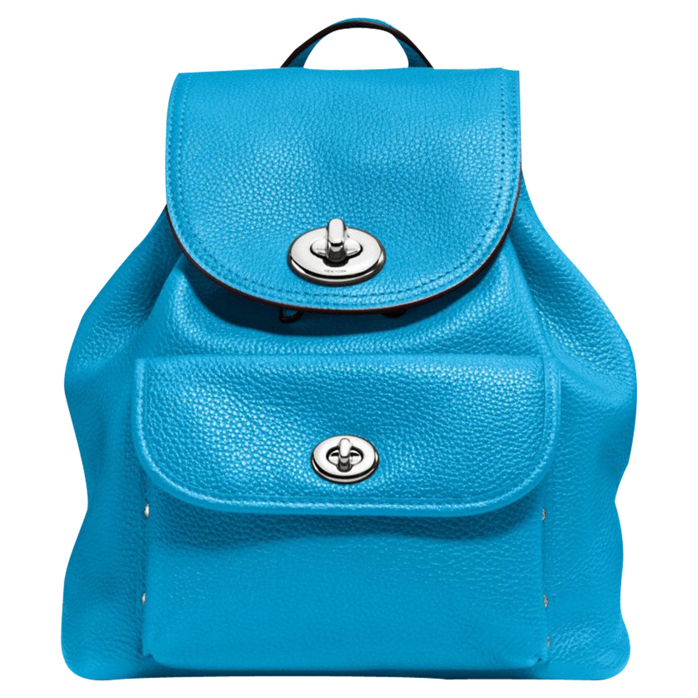 coach mini backpack blue