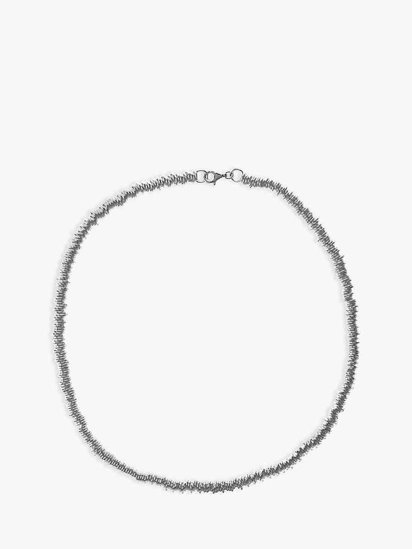 Buy Nina B Loop Chain Necklace, Silver Online at johnlewis.com