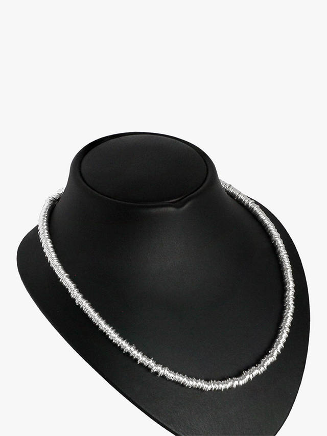 Nina B Loop Chain Necklace, Silver