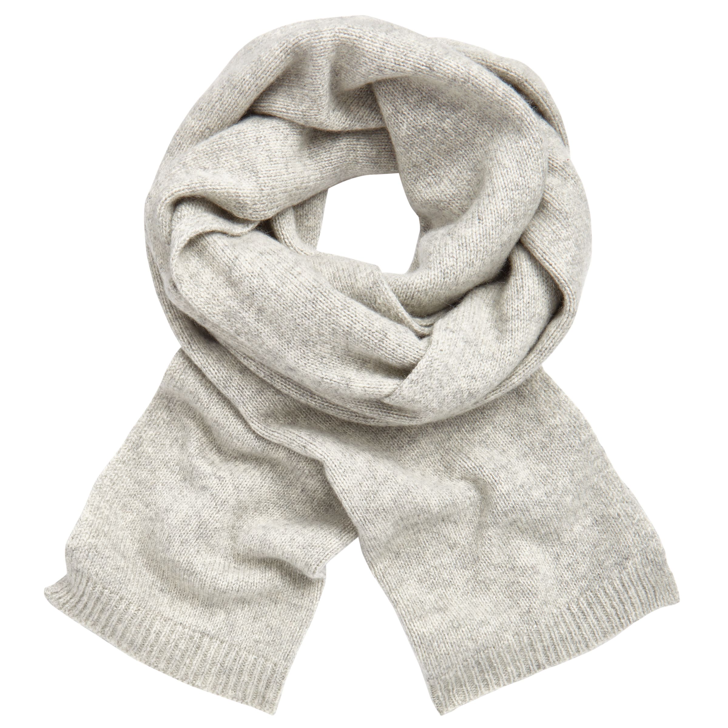 light grey cashmere scarf