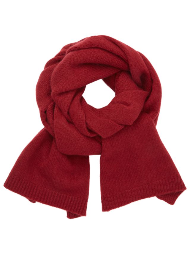 John Lewis Cashmere Scarf, Red