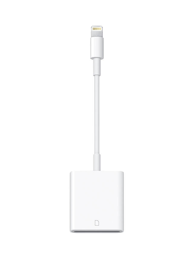 Apple Lightning to SD Card Camera Reader, White