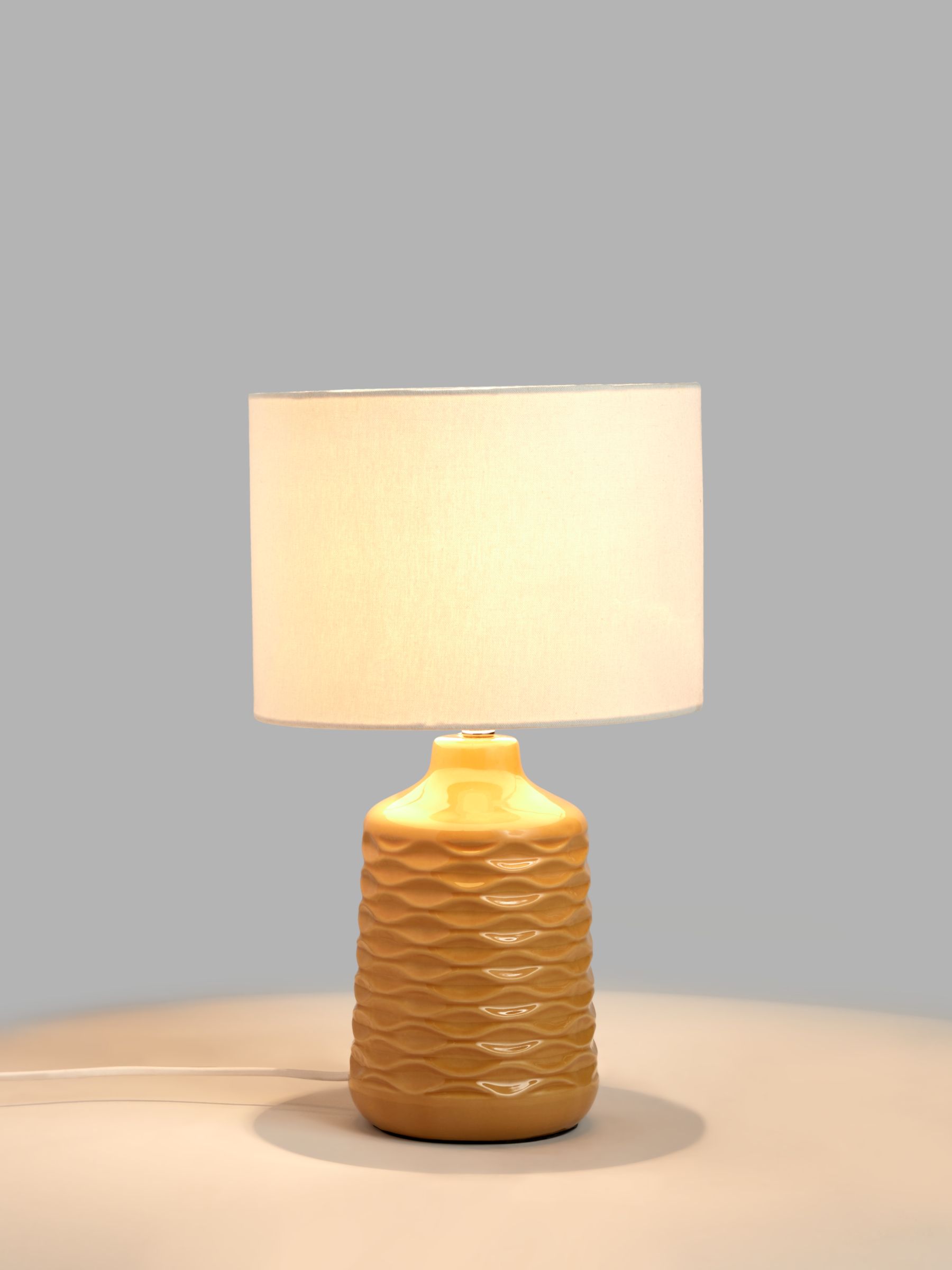 Yellow Table Lamps John Lewis Partners, Small Mustard Yellow Table Lamp