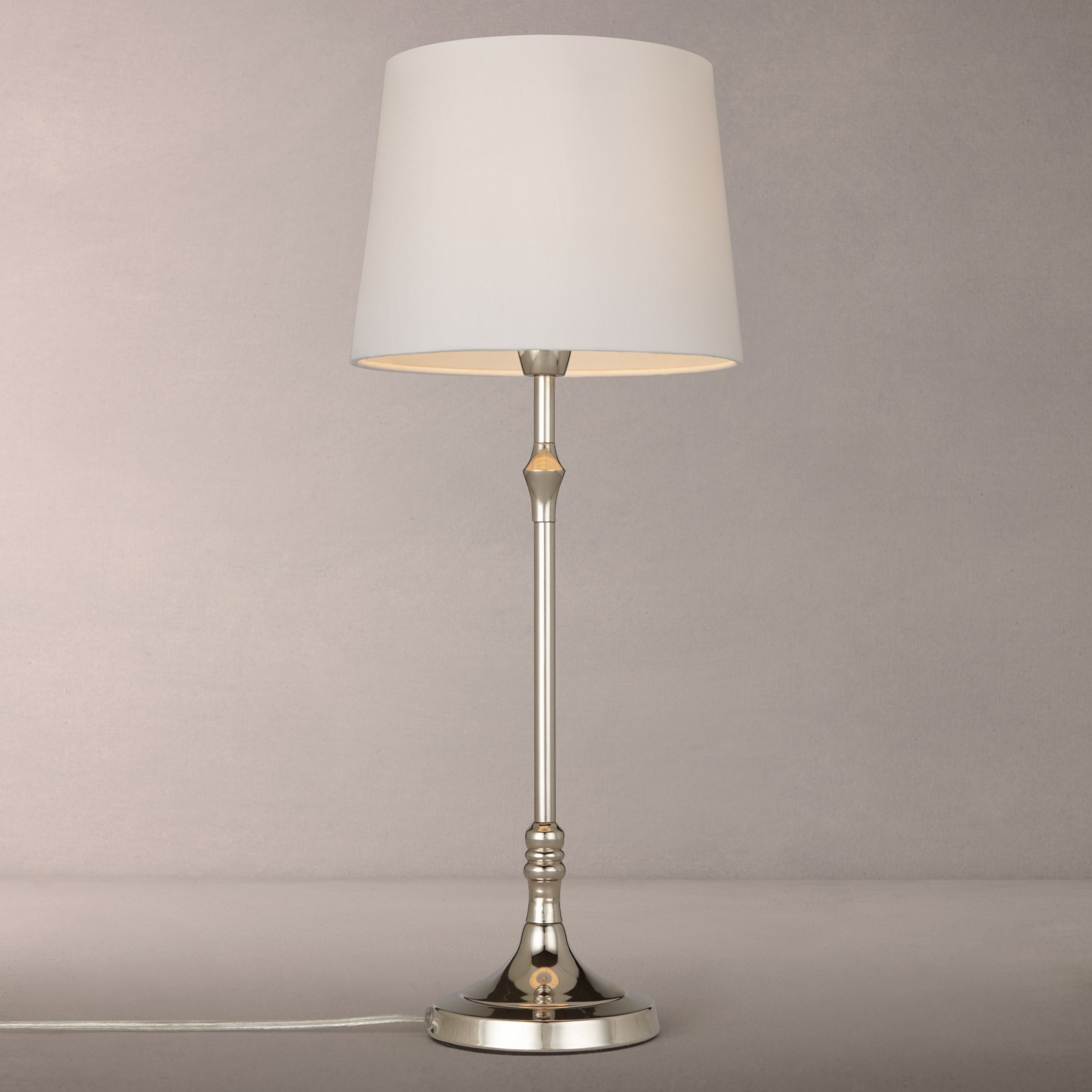 John Lewis & Partners Cleo Turned Candlestick Table Lamp