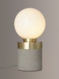 John Lewis & Partners No.046 Lamp, Opal Glass/Concrete