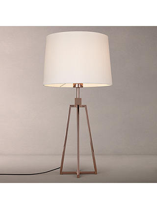 John Lewis & Partners Lockhart Tripod Table Lamp, Dark Copper