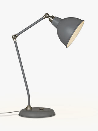 John Lewis & Partners Aiden Table Lamp, Satin Nickel