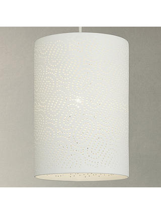 John Lewis & Partners Laney Easy-to-Fit Cylinder Ceiling Light, White