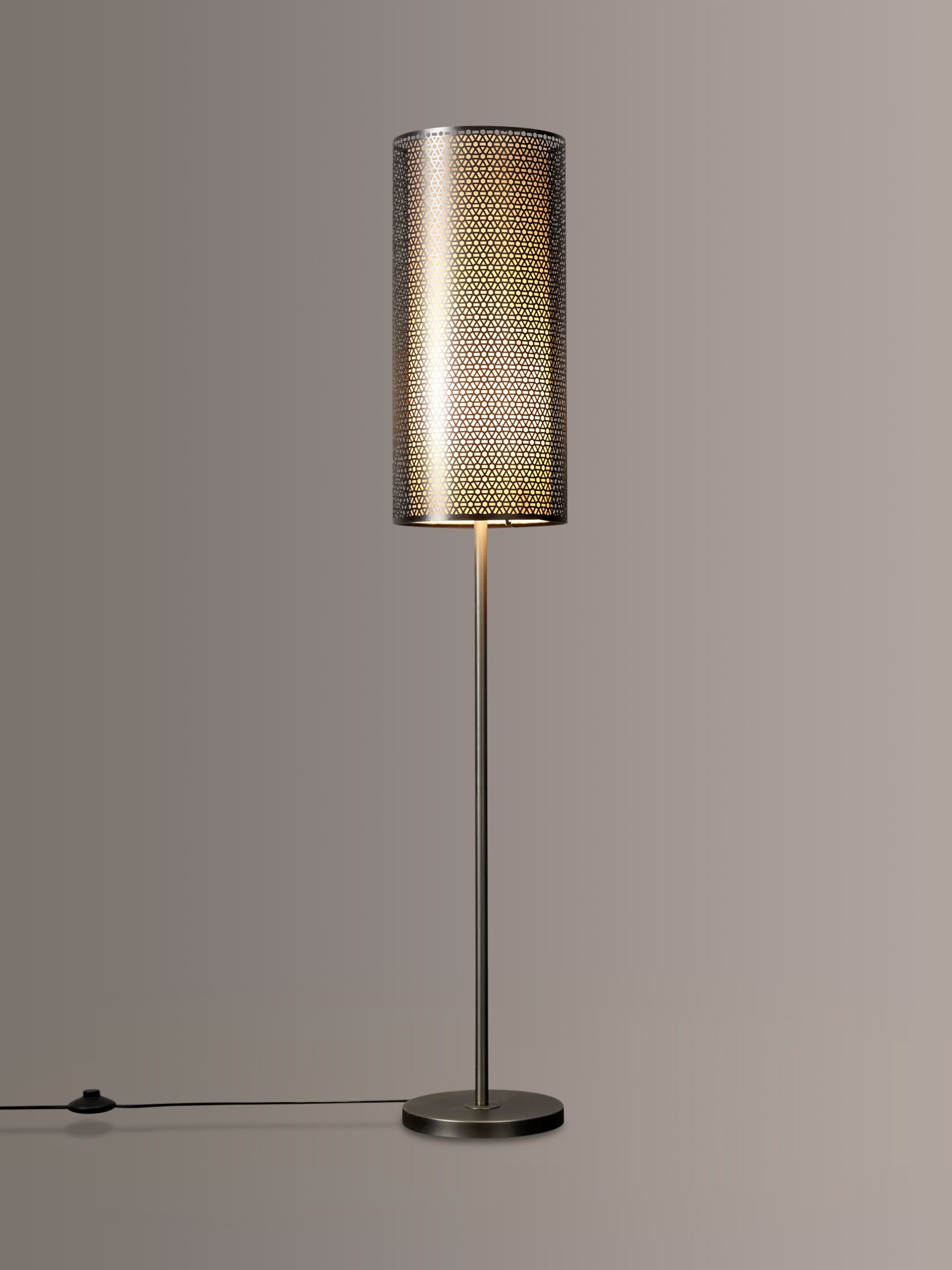 John Lewis Dome Floor Lamp, Brass