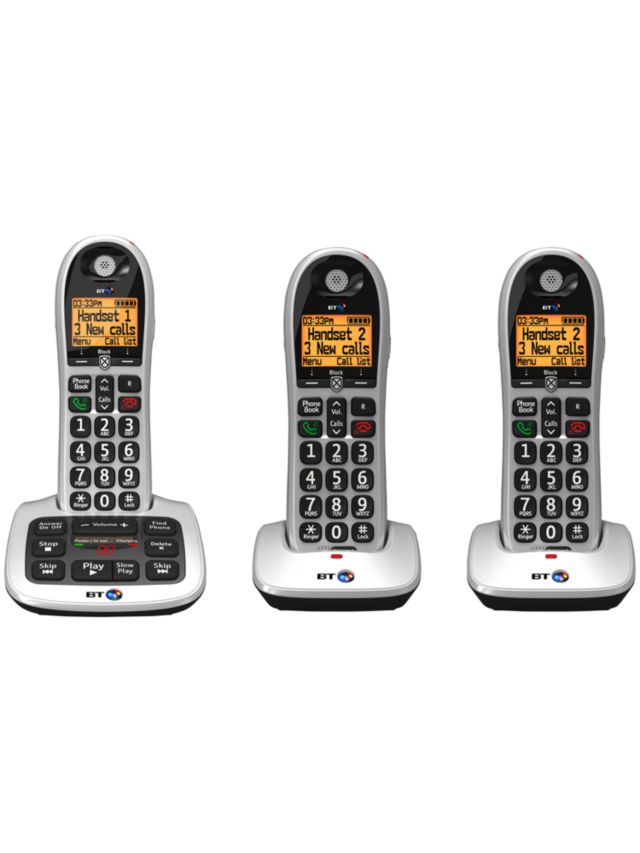 BT 4600 Big Button Digital Cordless Phone With Advanced Call Blocking &  Answering Machine, Trio DECT