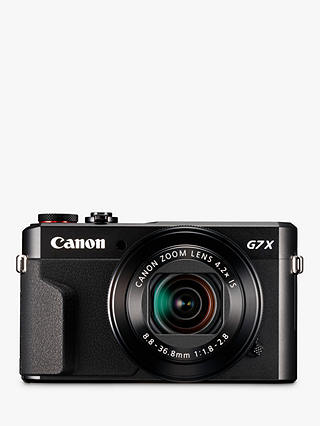 Canon PowerShot G7 X Mark II Digital Camera, HD 1080p, 20MP, 4.2X Optical Zoom, DIGIC 7 Processor, NFC, Wi-Fi, 3” LCD Screen