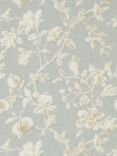 Sanderson Magnolia and Pomegranate Wallpaper, Grey Blue / Parchment DWOW215724