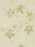 Sanderson Chestnut Tree Wallpaper, Coral / Bayleaf DWOW215709