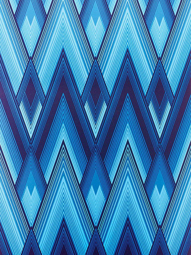 Osborne & Little Astoria Wallpaper, Ultramarine, W6893-01