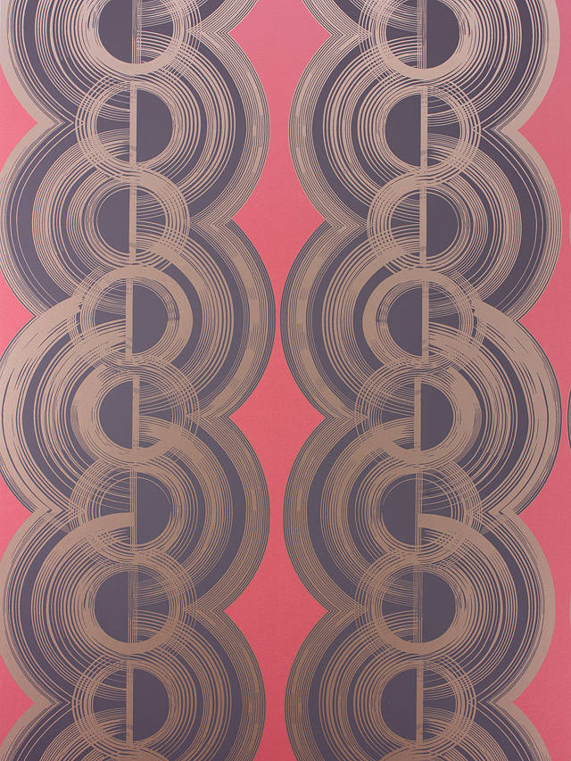 Osborne & Little Lempicka Wallpaper, Coral W6898-01