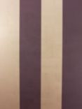 Osborne & Little Zingrina Stripe Wallpaper, Plum W6904-03