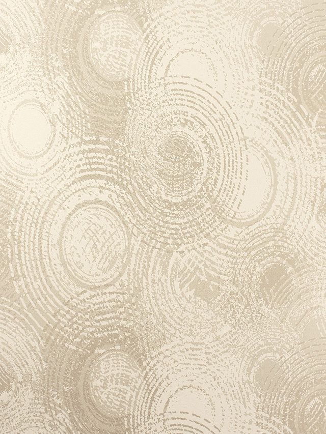 Osborne & Little Orbital Wallpaper, Ivory / Stone W6905-02