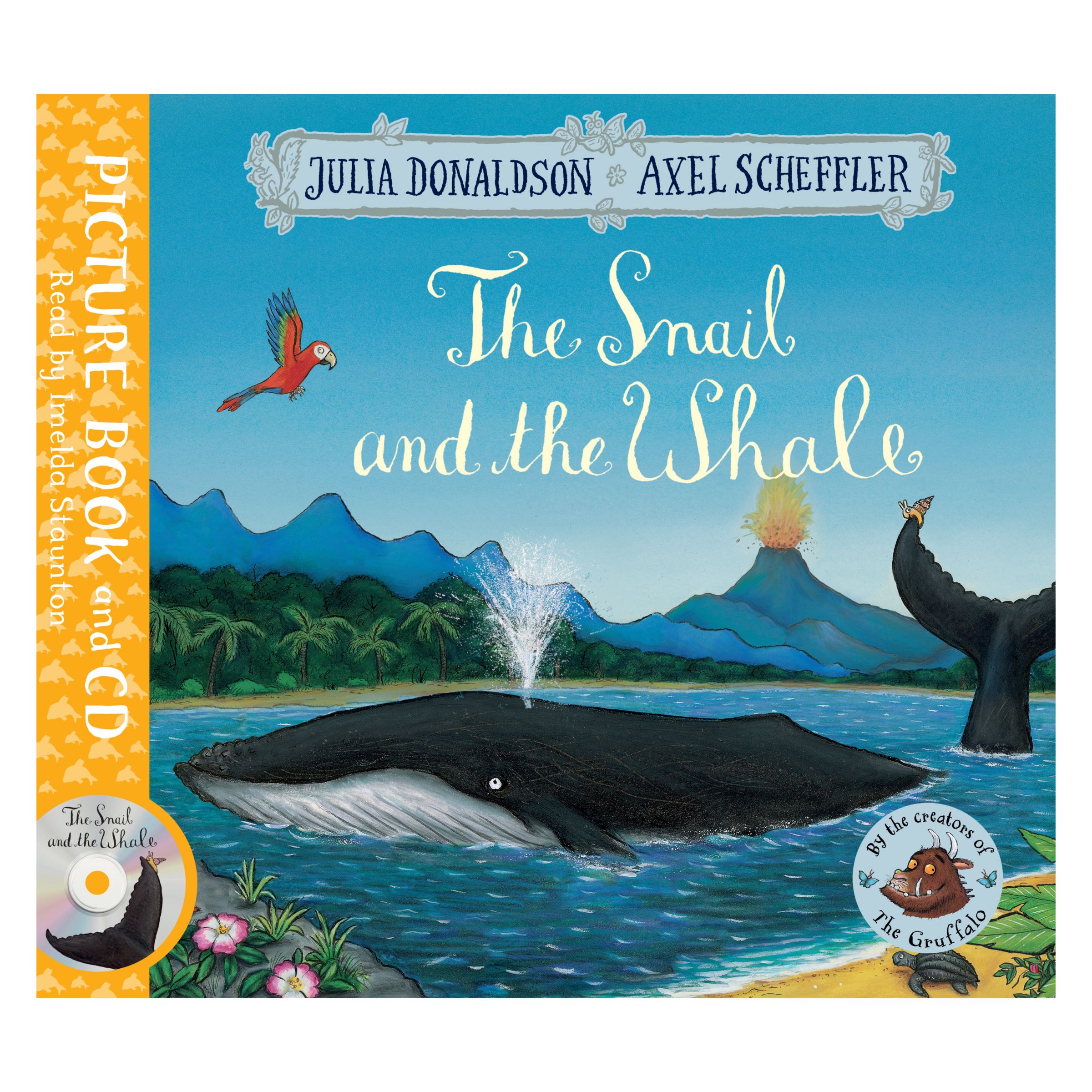 whale snail book cd children johnlewis longer