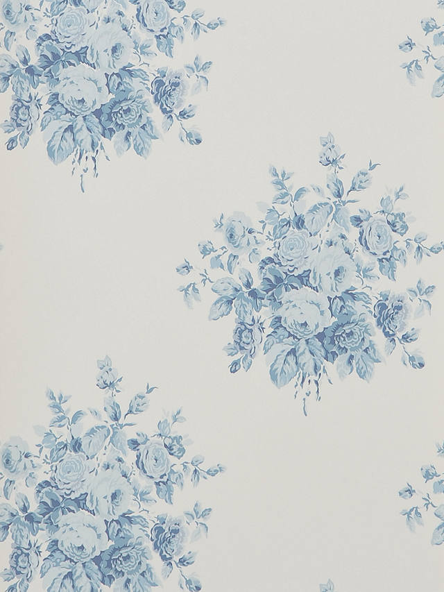 Ralph Lauren Wainscott Floral Wallpaper, Porcelain PRL707/01