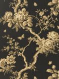 Ralph Lauren Ashfield Floral Wallpaper, Gold / Black PRL027/06