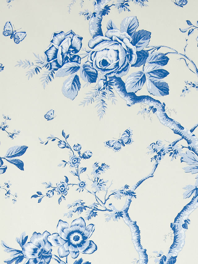 Ralph Lauren Ashfield Floral Wallpaper, Delft PRL027/01