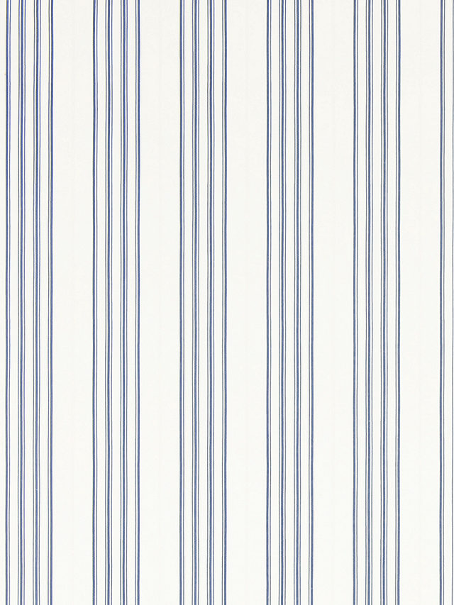 Ralph Lauren Palatine Stripe Wallpaper, Porcelain Blue, PRL050/05