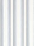 Ralph Lauren Palatine Stripe Wallpaper, Porcelain Blue, PRL050/05