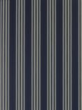 Ralph Lauren Palatine Stripe Wallpaper, Midnight, PRL050/04