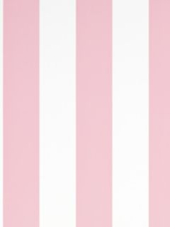 Ralph Lauren Spalding Stripe Wallpaper, Pink / White PRL26/16