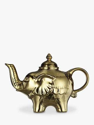 BIA Elephant 4 Cup Teapot, Gold, 900ml